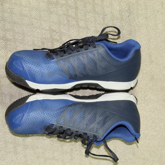 Reebok Shoes | Men's Sz 12W Blue Black Microweb Sublite Steel Toe Astm F2413-18 - Picture 3 of 6